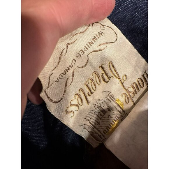 Vintage House Of Peerless Reversible Cowboy Style Vest Large EUC - Picture 6 of 8